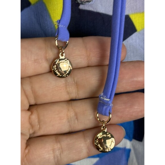 Anne Cole Floral Bell Sleeve Cover Up Tunic Dress Sz Medium New - Picture 8 of 8